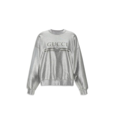GUCCI SWEATSHIRT SILVER 813611